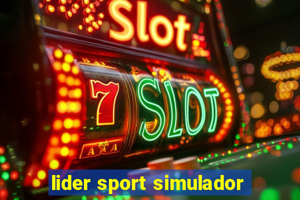 lider sport simulador